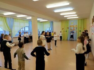 Зарядка в рамках трека Орленок Спортсмен