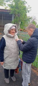 Учащиеся и педагоги ГБОУ СОШ с. Новодевичье присоединились к акции Георгиевская ленточка