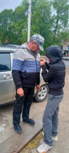 Учащиеся и педагоги ГБОУ СОШ с. Новодевичье присоединились к акции Георгиевская ленточка