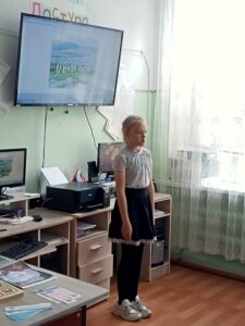 Учащиеся ГБОУ СОШ с.Новодевичье принимают участие в Межрегиональном литературно-поэтическом марафоне О Волге читаем стихи