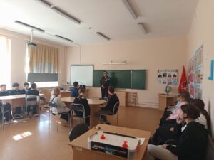 Профилактическая беседа с инспектором БДД Госавтоинспекции МУ МВД России Сызранское