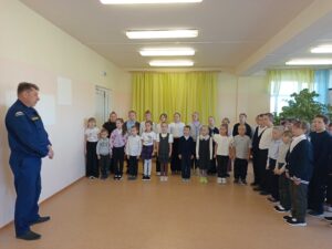 Беседа с начальником пожарно-спасательной части 135
